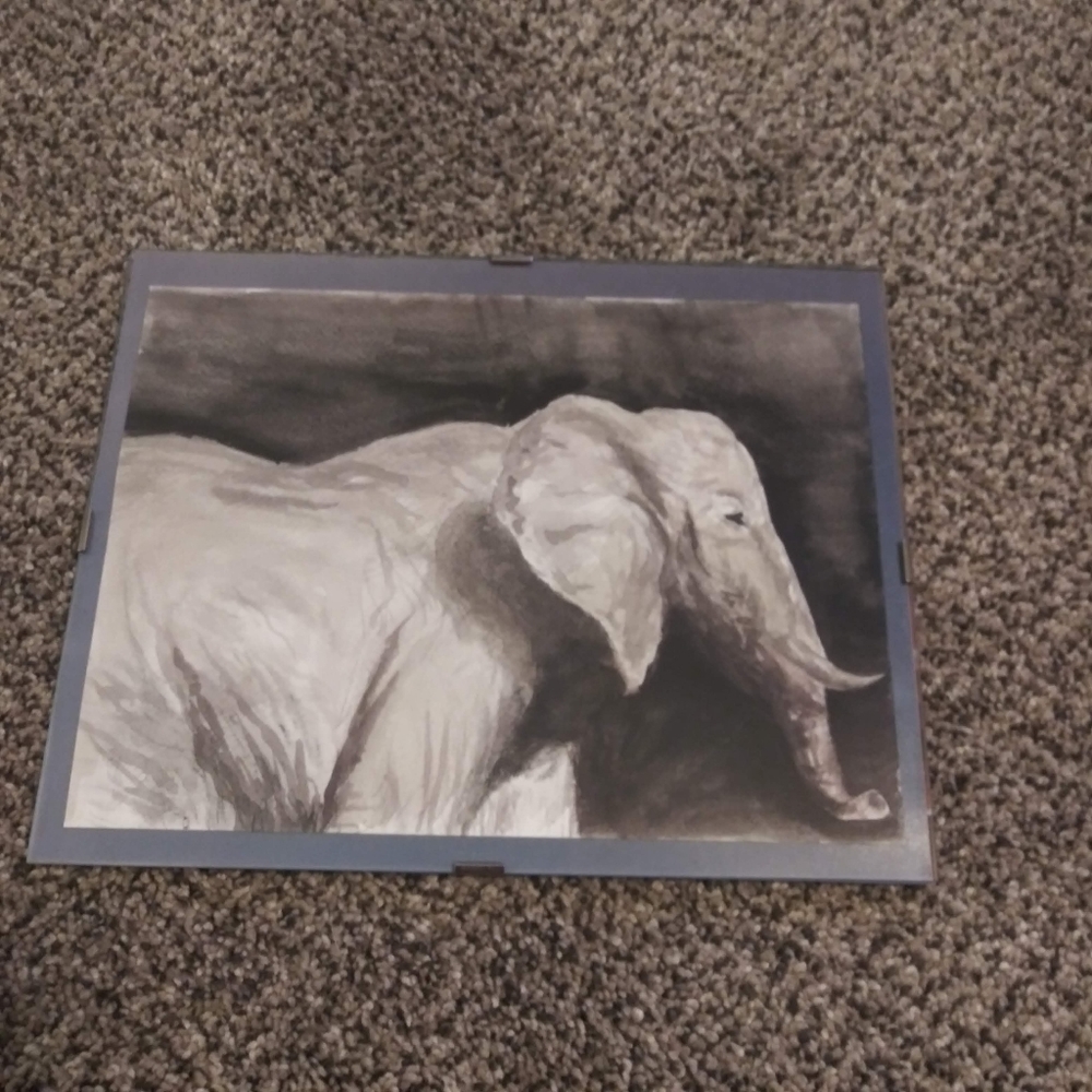 Original Watercolor Painting Elephant Wall Art Watercolors - Picture 11 of 13